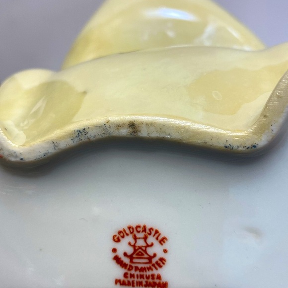 “This Kitty Needs A Home”Gold Castle Kitten Handpainted Porcelain Teapot - Picture 12 of 12